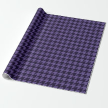 Lila Houndstooth Textile Mönster
