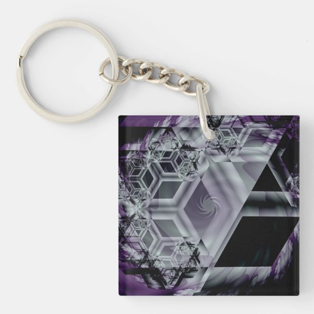 Lila Hue Acrylic Keychain (Framsidan)