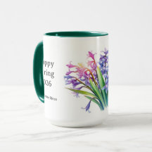 Lila Hyacintbukett Vårfirande