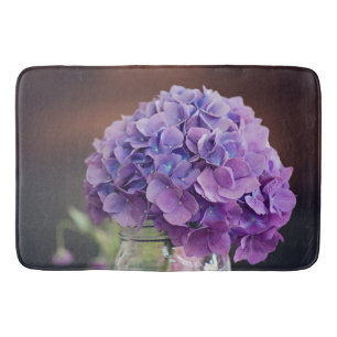 Lila Hydrangea i Mason Burk Photograph Badrumsmatta