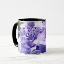 Lila Hydrangea #momlife Mugg