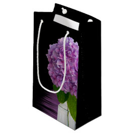 Lila Hydrangea on Black