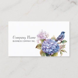 Lila Hydrangea ut med Charm Visitkort