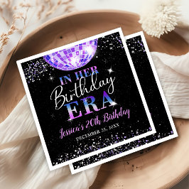 Lila i hennes Pappra födelsedag i Party Pappersservett