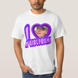Lila I Kärlek My Girlkompis Photo Personlig T Shirt