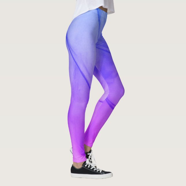 Lila i lager leggings (Höger)