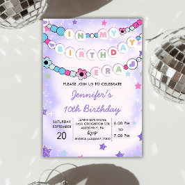 Lila i min födelsedagspresent Vänskap Bracelet Inbjudningar