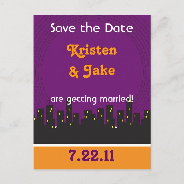 Lila i Motown Meddelande Vykort (Framsida)