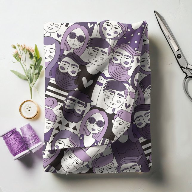 Lila-ID494 i Ansikte, centrala  Tyg (Skapare uppladdad)