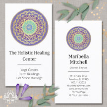 Lila Indigo Guld Turquise Mandala Metaphysical