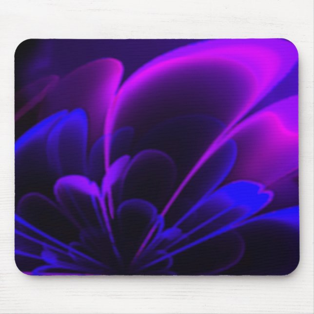 Lila Indigo Stylized Flower Halcorolla Musmatta (Framsidan)