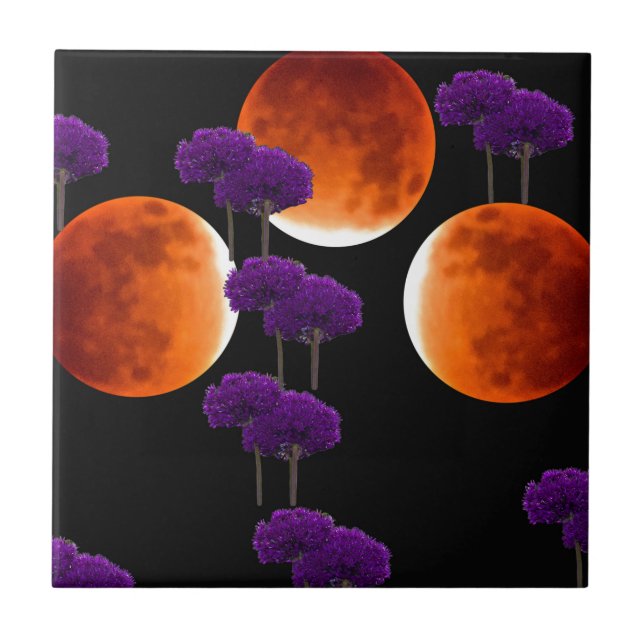 Lila Intrusion Kakelplatta (Framsidan)