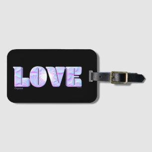 Lila iphone case i Modern Kärlek Design Bagagebricka