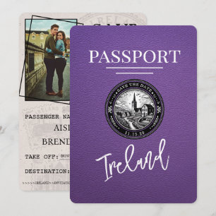 Lila Ireland Passport Spara datum Datumet