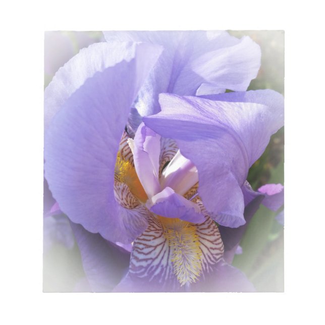 lila iris anteckningsblock (Framsida)