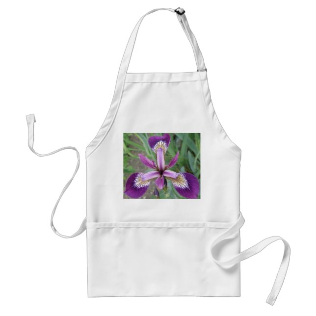 Lila Iris Apron Förkläde (Framsidan)