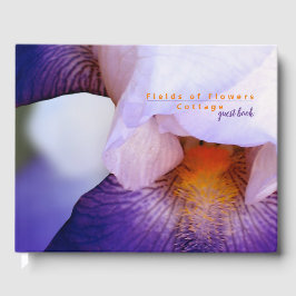 Lila Iris Blommigt Vacation Rental Guest Bok