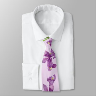 Lila Iris Botanical Blommigt Lavender Background Slips
