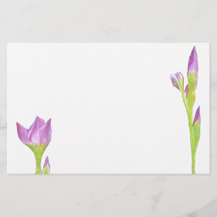 Lila Iris Brevpapper