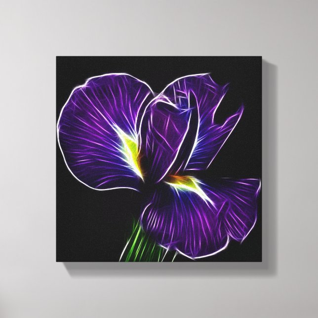 Lila Iris canvas (Framsida)