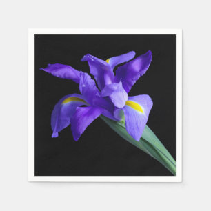 Lila Iris Cocktail Napkin Pappersservett