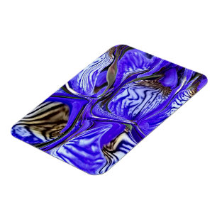 Lila Iris Flower Flexible Magnet