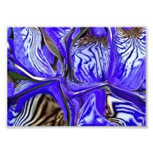 Lila Iris Flower Fototryck