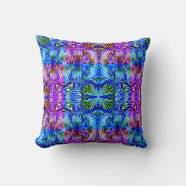 Lila Iris Flower / Greenleaf / 1974 / Spegel Kudde