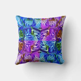 Lila Iris Flower / Greenleaf / 1974 / xFour / Kudde