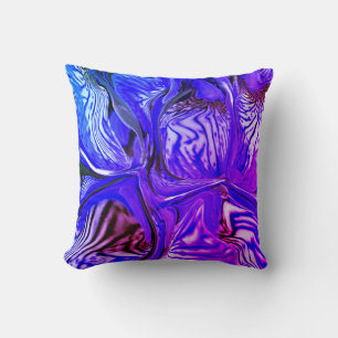 Lila Iris Flower / Miami / Kudde
