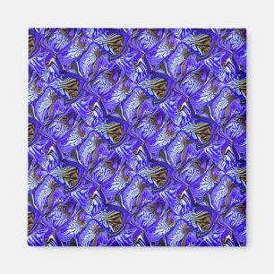 Lila Iris Flower / Slaned / Tilt / / Magnet