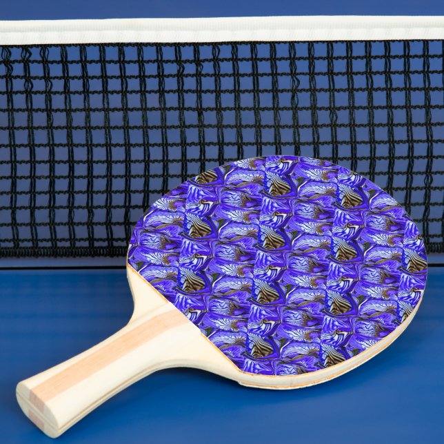 Lila Iris Flower / Slaned / Tilt / / Pingisracket (Insitu)
