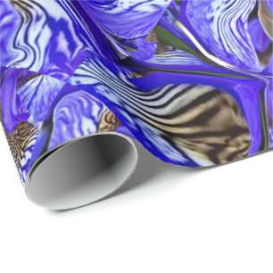 Lila Iris Flower / Slaned / Tilt / / Presentpapper