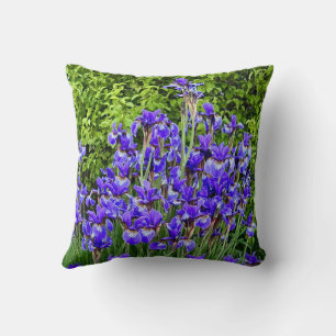 Lila Iris Flowers by Sidewalde Kudde