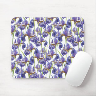Lila Iris Flowers Musmatta