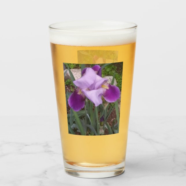 Lila Iris Glas (Framsida fylld)
