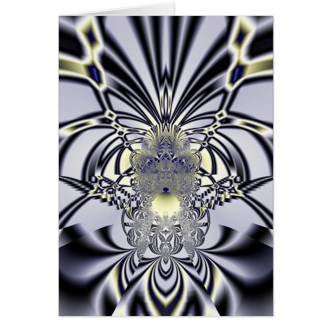 Lila Iris Hälsningskort (Framsidan)