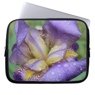 Lila Iris (Iris Germanica) Laptop Fodral