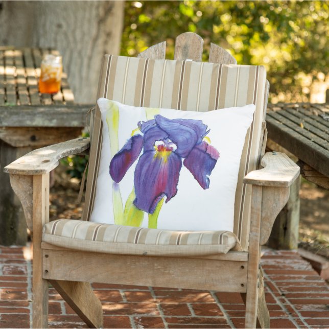 Lila Iris Kudde (Stol)