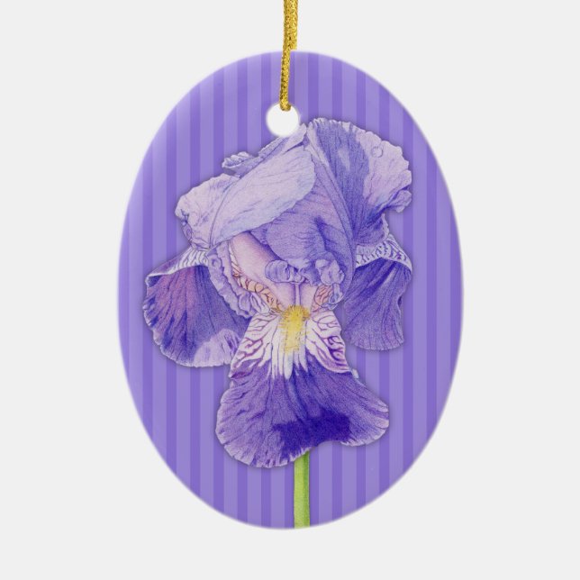 Lila Iris lila Ornament (Framsidan)