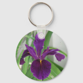 Lila Iris Nyckelring