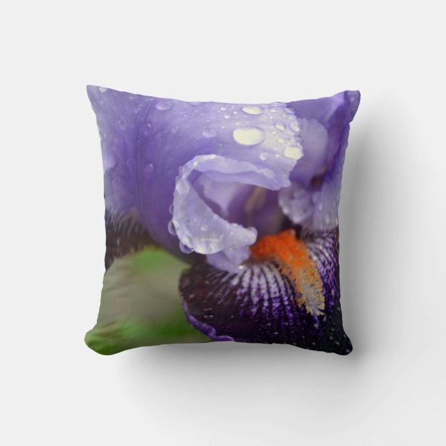 Lila Iris Pillow Kudde (Framsida)