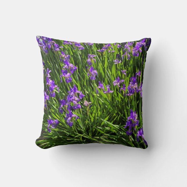 Lila Iris Pillow Kudde (Framsida)