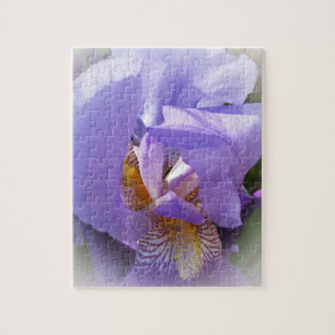 lila iris pussel