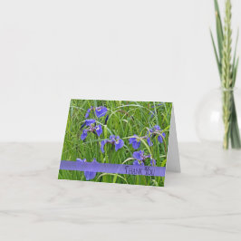 Lila Iris Tack Kort