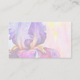 Lila Iris Visitkort