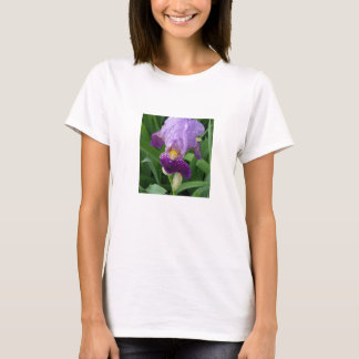 Lila Iris Womans T-Shirt