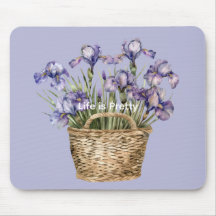 Lila Irisblommor