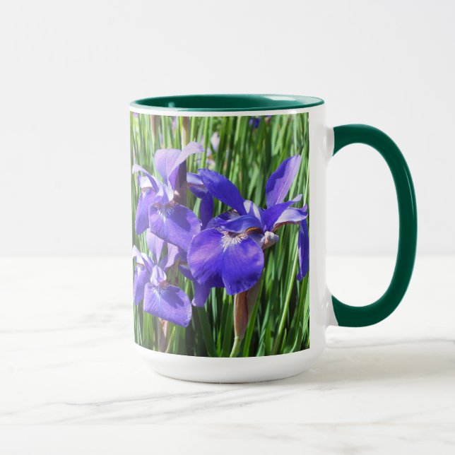Lila Irises Mugg (Höger)