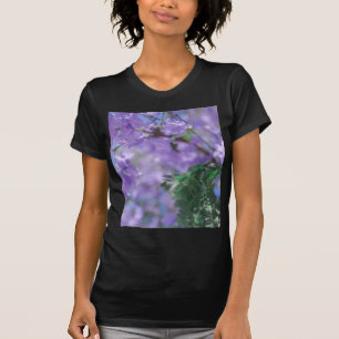 Lila Jacaranda Träd Flowers T Shirt